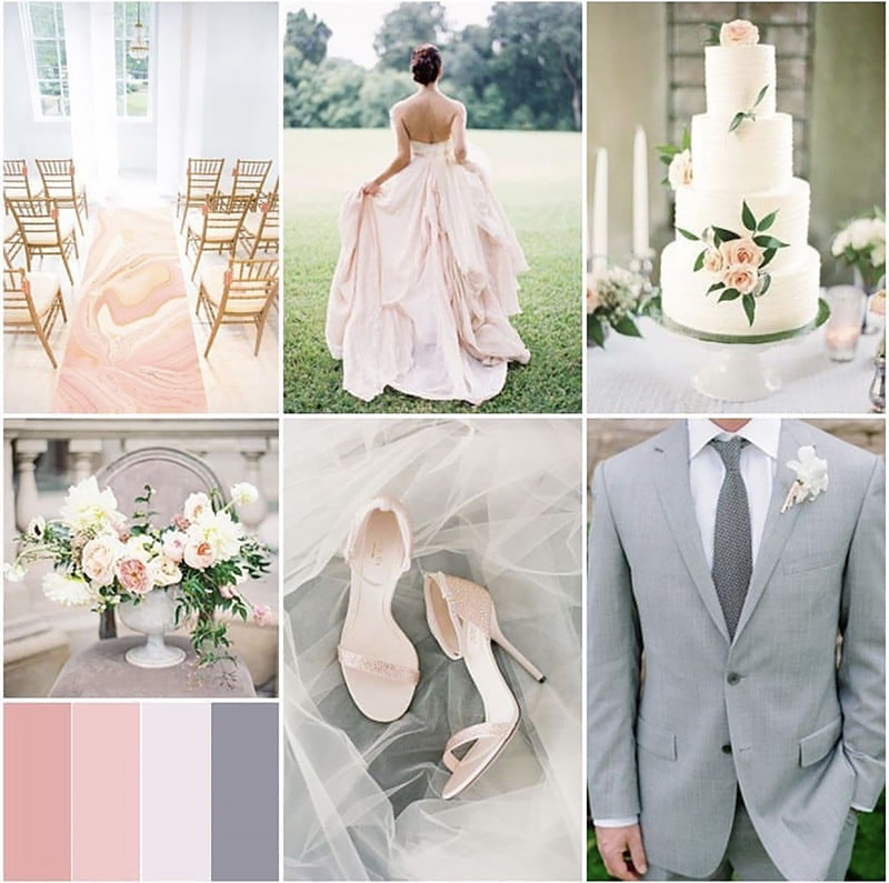Как выбрать цветовую гамму для свадьбы