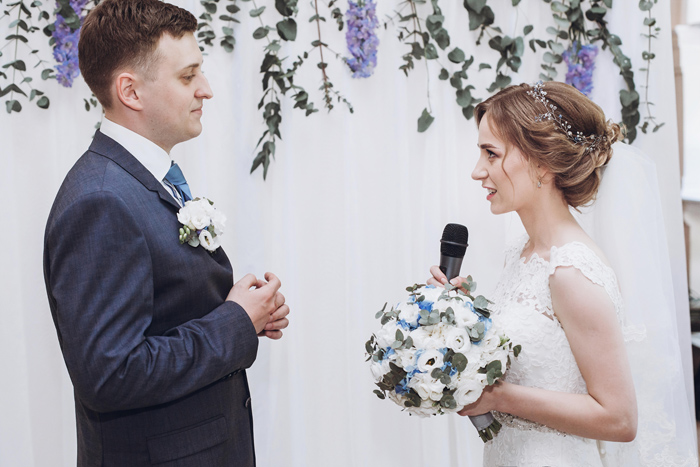 Стихи от невесты жениху на свадьбу