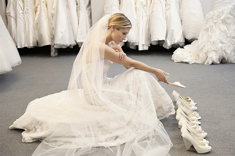 Как невесте выбрать свадебную обувь