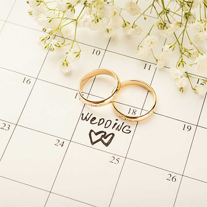 Как выбрать дату свадьбы