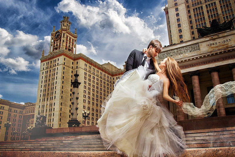 Как выбрать место для свадебной фотосессии в городе
