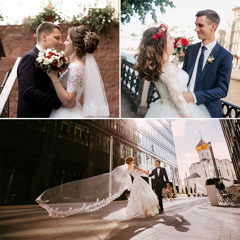 Как выбрать место для фотосессии на свадьбу: плюсы и минусы съёмки в городе