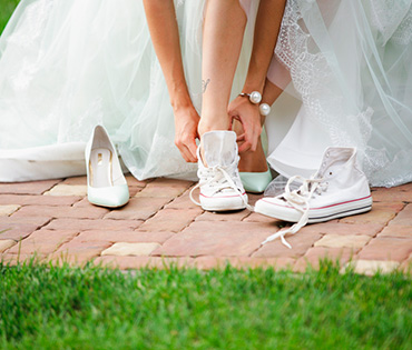 Невеста в кроссовках. Идеи свадебной прогулки