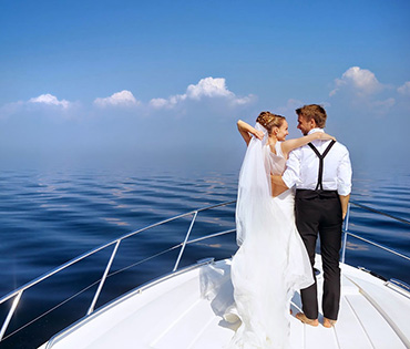 Рассекая волны… Свадьба на яхте