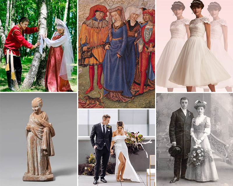Как развивалась свадебная мода со временем