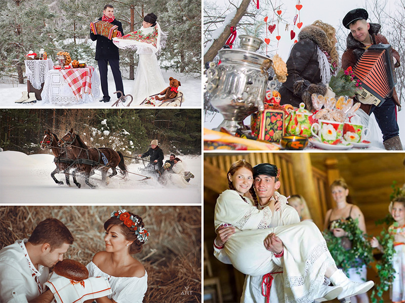 Традиции русской свадьбы на торжестве