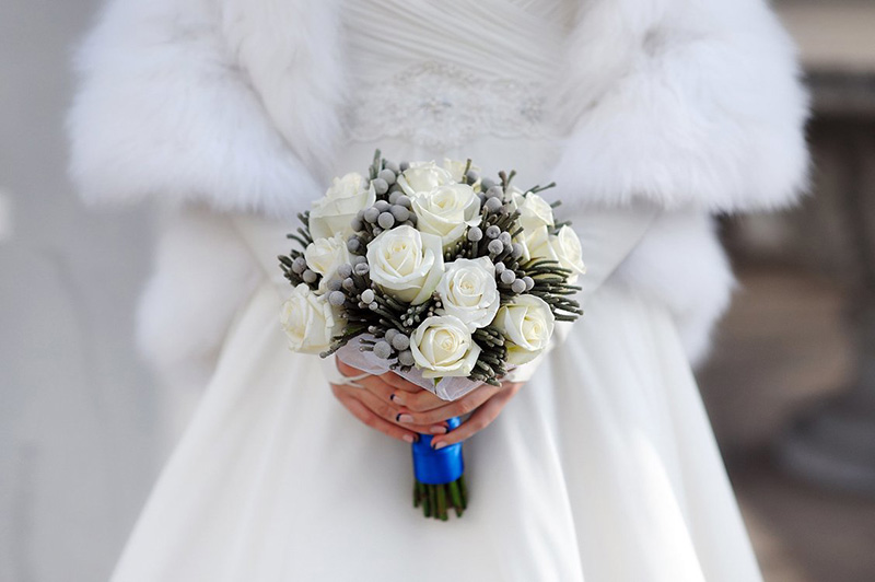 Зимние цветы для букета невесты